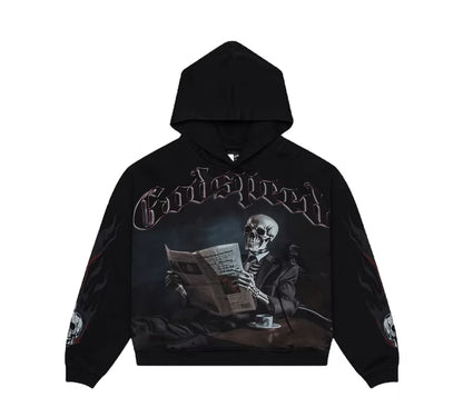 GodSpeed Black Monday Hoodie (Grey Wash)