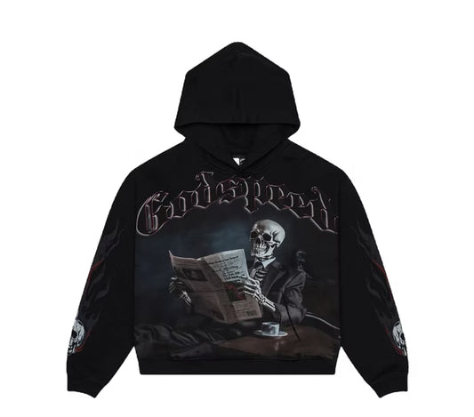 GodSpeed Black Monday Hoodie (Grey Wash)