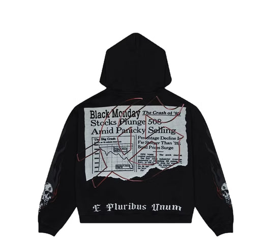 GodSpeed Black Monday Hoodie (Grey Wash)